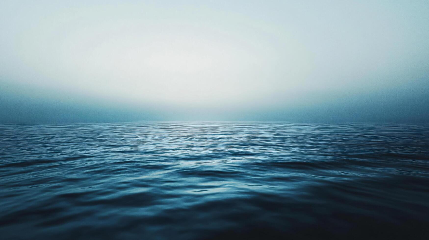 Minimalist ocean horizon